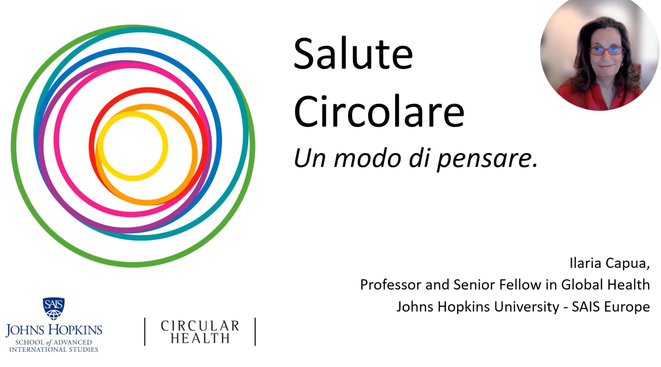 Clicca per accedere all'articolo Corso "Salute Circolare"